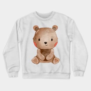 Cute Valentines Day Teddy Bear Crewneck Sweatshirt